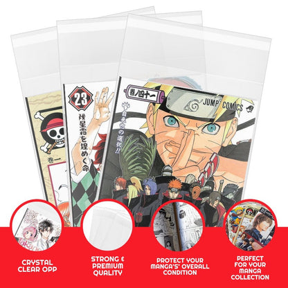 Resealable Bags for Digest, Manga comic