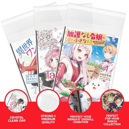 Resealable Bags for Digest, Manga comic