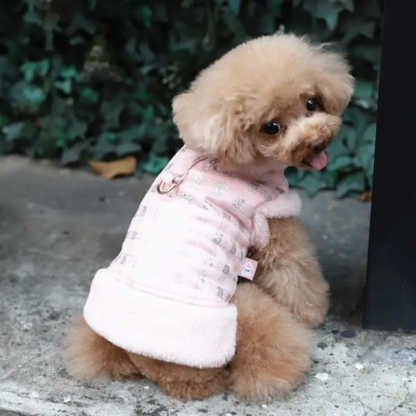 Manteau pour chien Sienna Fleece avec harnais intégré | Manteau chaud pour chien avec harnais intégré