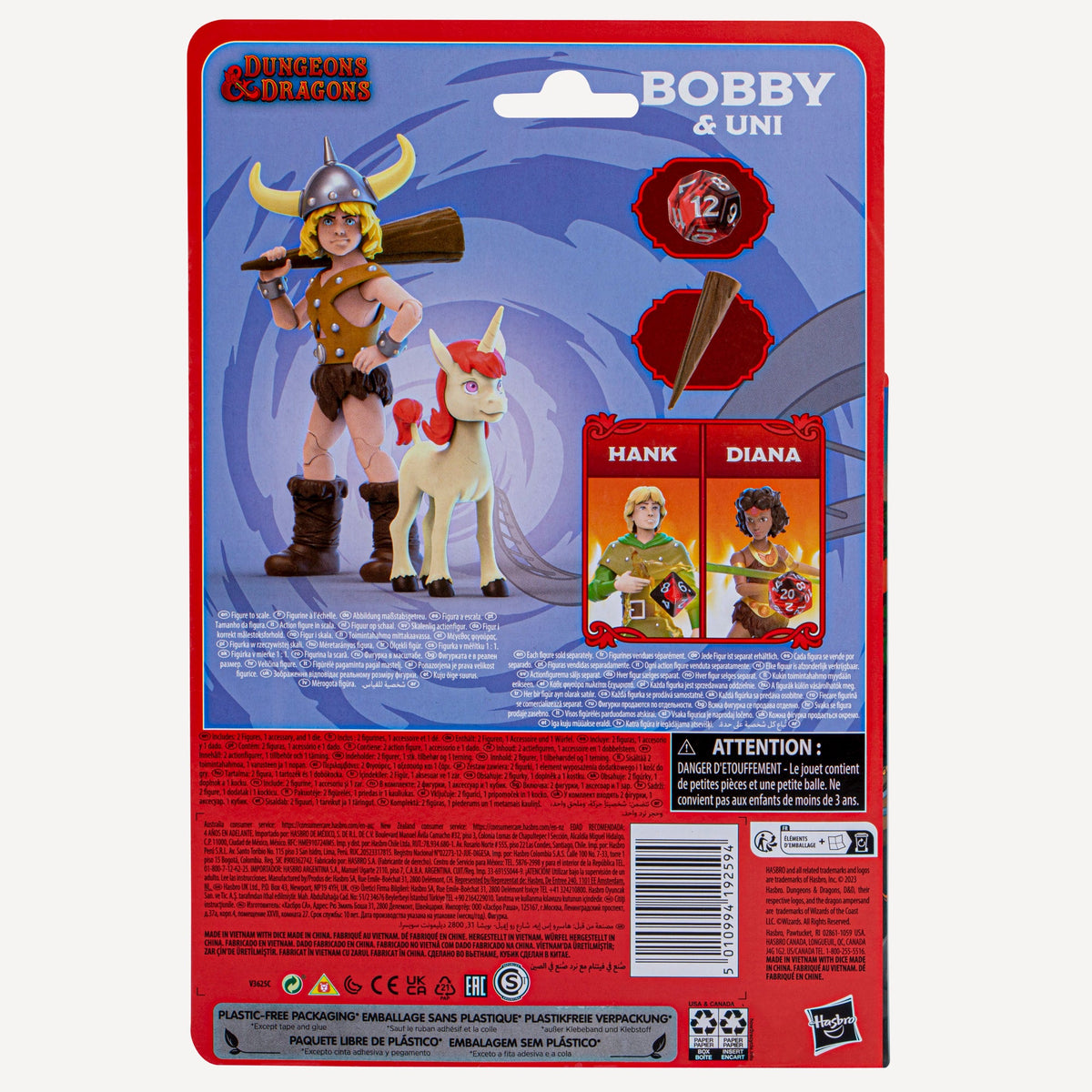 Donjons et Dragons Cartoon Classics Bobby et Uni