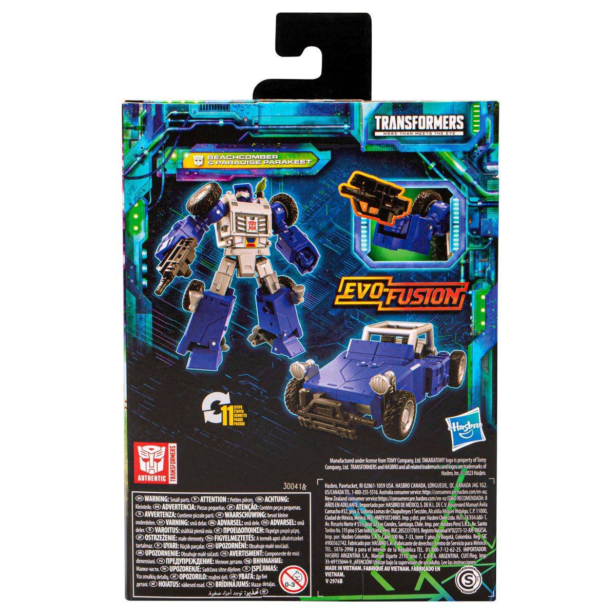 Transformers Legacy Evolution Deluxe Beachcomber et Perroquet du Paradis - Réédition