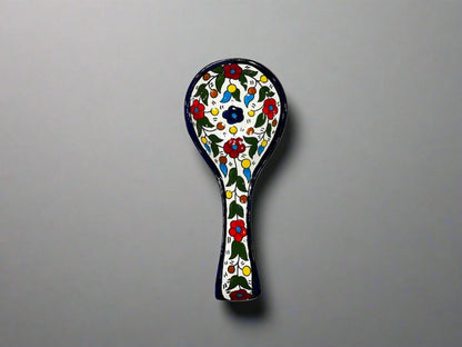 Repose-cuillère en céramique fait main – Grande taille | Plusieurs motifs