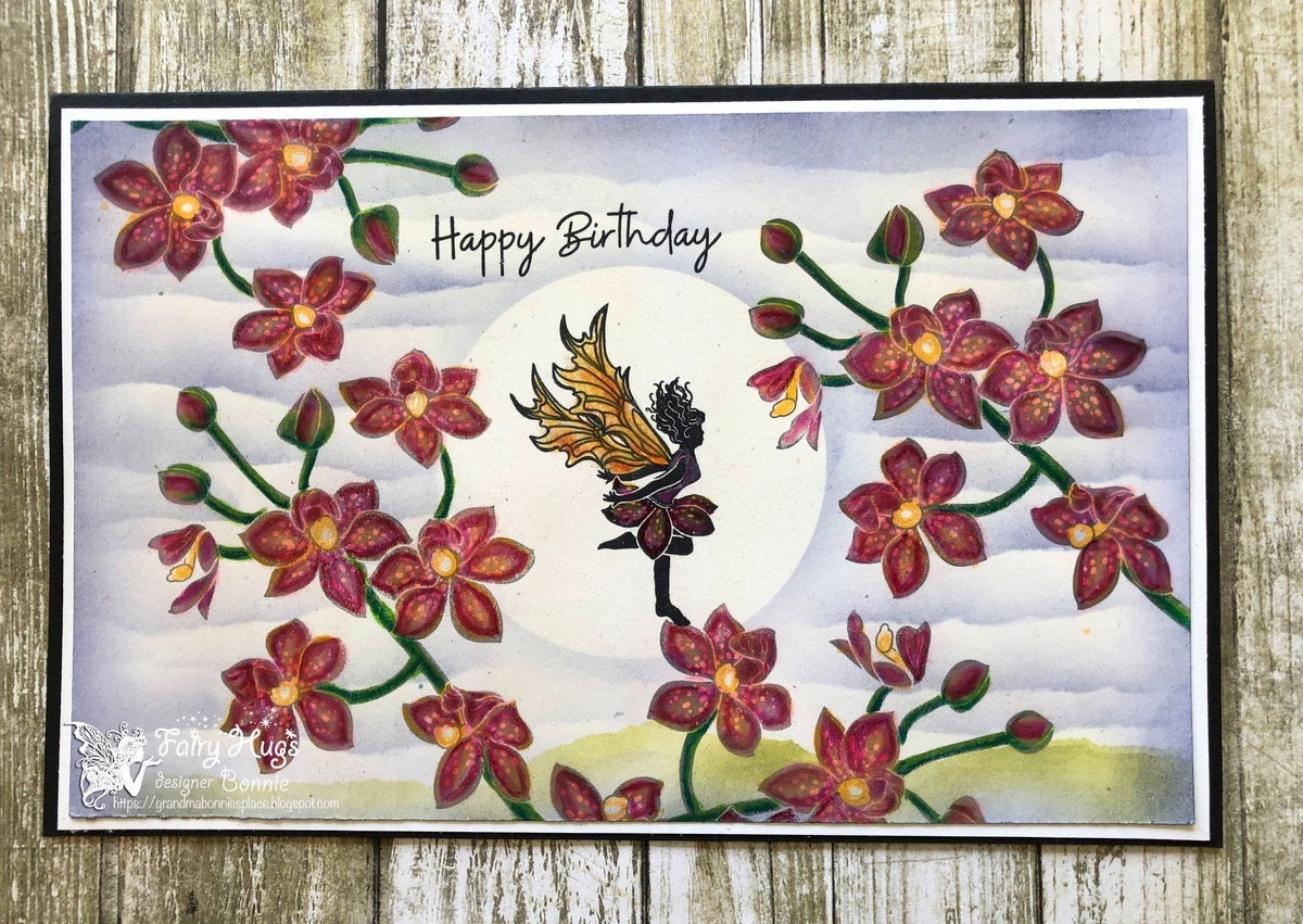Fairy Hugs Stamps - Orchidée de Jewel