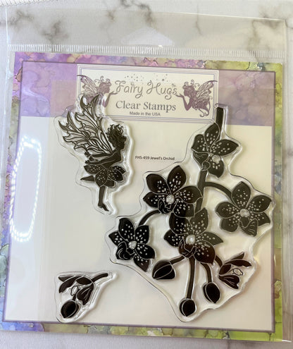 Fairy Hugs Stamps - Orchidée de Jewel