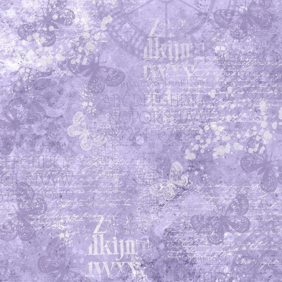 Woodware Francoise Read Junk Journal Chapitre Un Bloc de Papiers 20x20cm