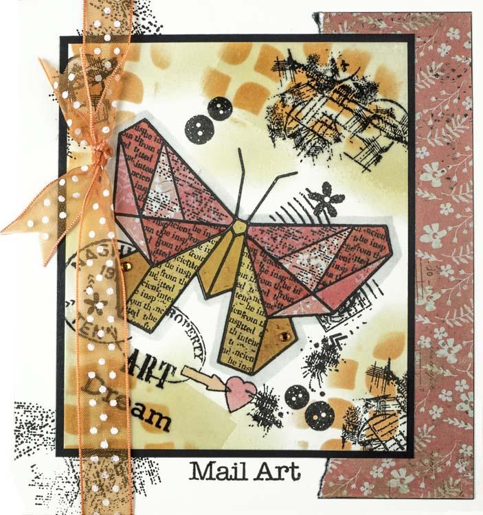 Woodware Clear Singles Papillon en papier