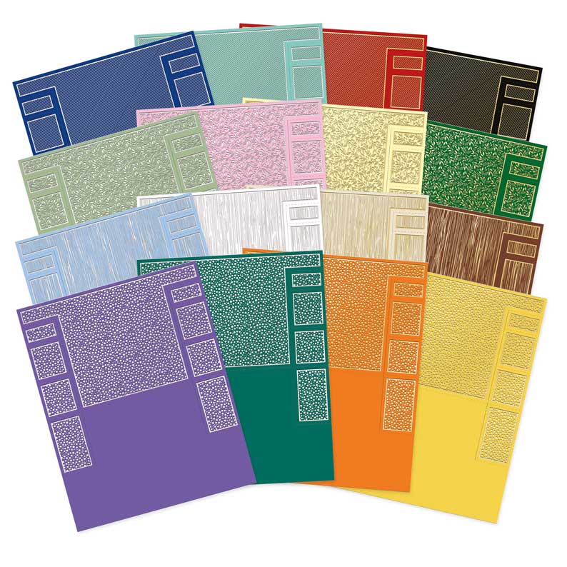 Cartes découpées à motif en aluminium – Centre de table carré