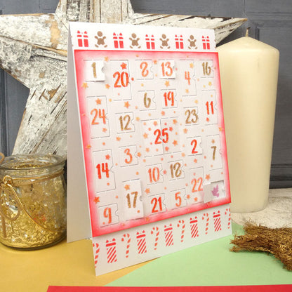 Pour l'amour des masques - Chiffres du calendrier de l'Avent