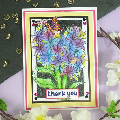 Pour l'amour des timbres - Douces Jacinthes