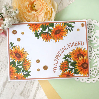 Pour l'amour des timbres - Un cercle de tournesols