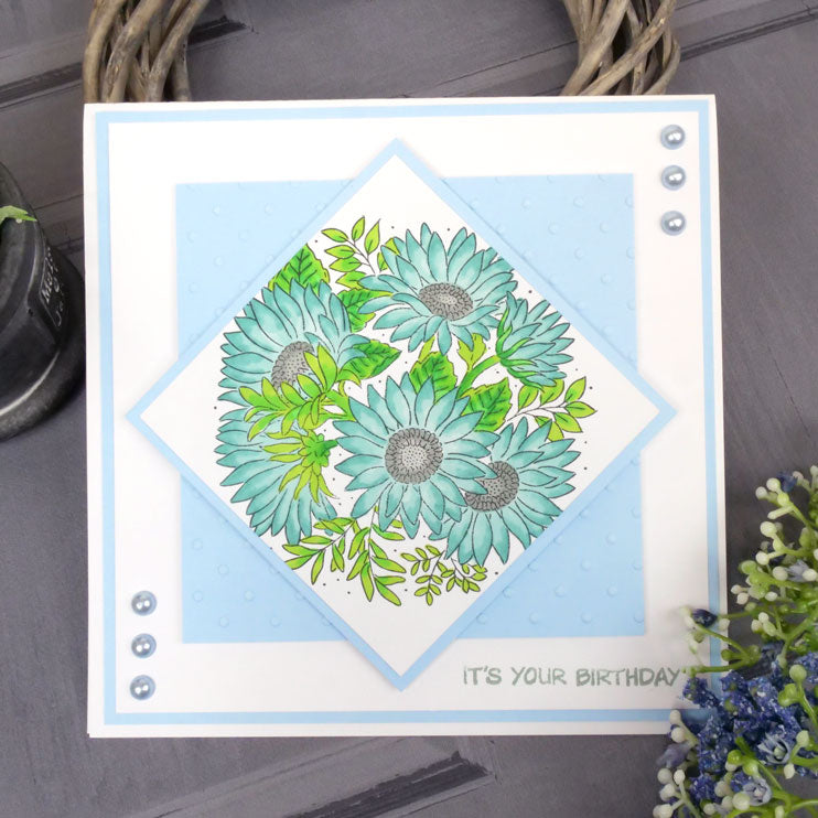 Pour l'amour des timbres - Un cercle de tournesols