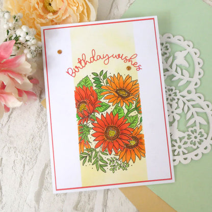 Pour l'amour des timbres - Un cercle de tournesols