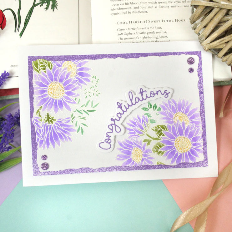 Pour l'amour des timbres - Un cercle de tournesols