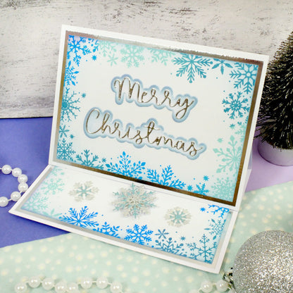 For the Love of Stamps - Frosted Frame & Splendid Snowflakes
