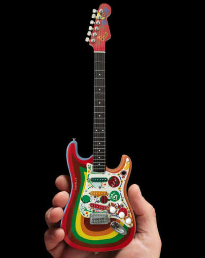 Réplique de guitare Fab Four sous licence, miniature, design Rocky, Fender™ Strat™