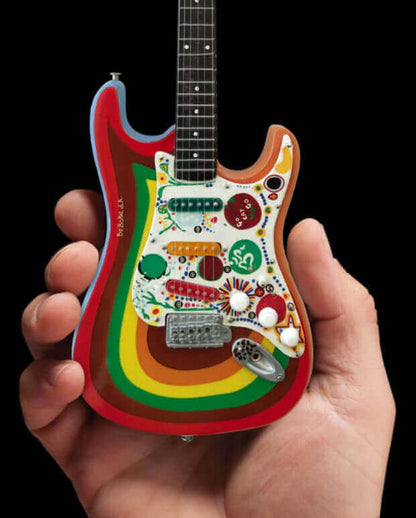 Réplique de guitare Fab Four sous licence, miniature, design Rocky, Fender™ Strat™