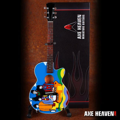 "Yellow Submarine" Miniature Acoustic Guitar Replica