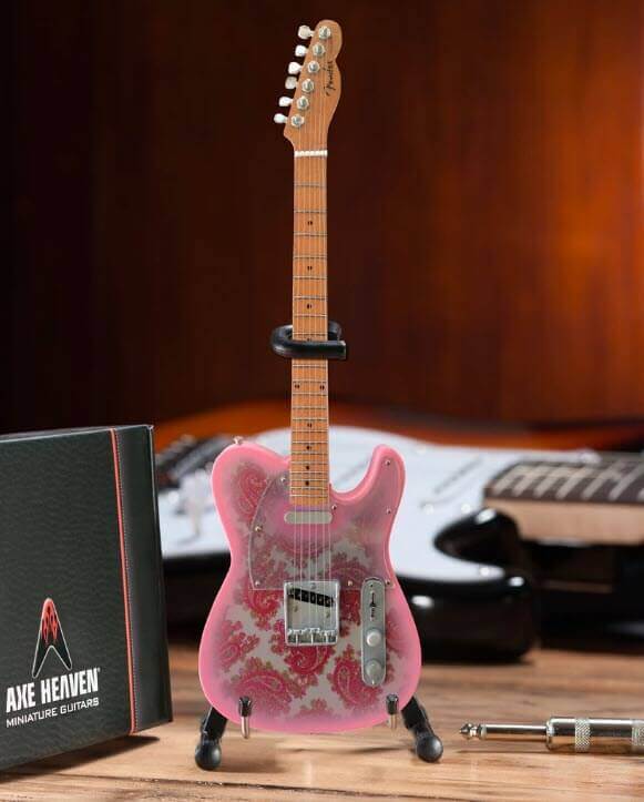 Réplique de Guitare Fender™ Miniature Telecaster™ Pink Paisley - Sous Licence Officielle