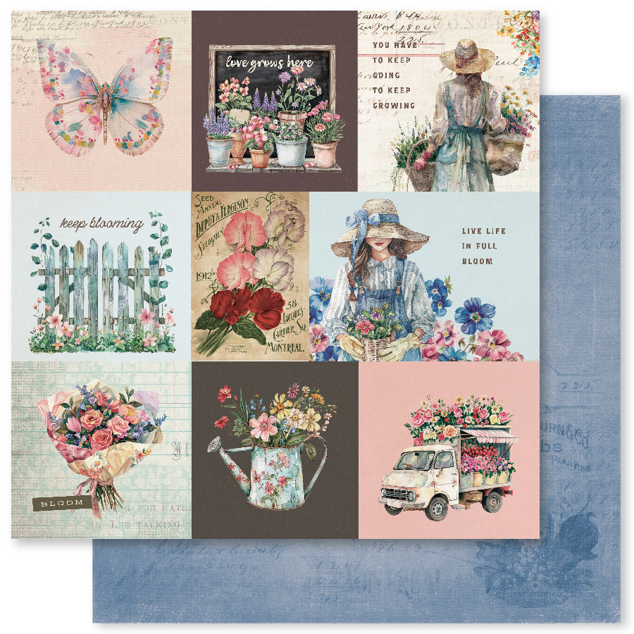 Collection de papiers 30x30 Flower Shoppe Basics 33657