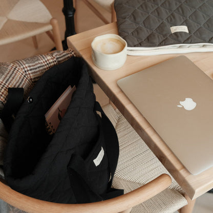 Quilted everyday tote