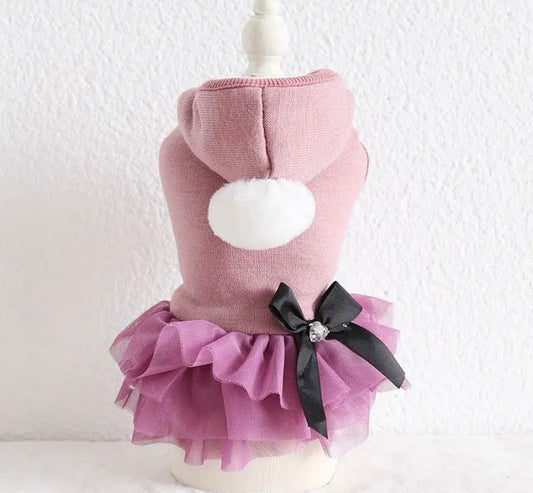 Snow Ball Elegance Dog Dress | Formal Occasion Dog Dress