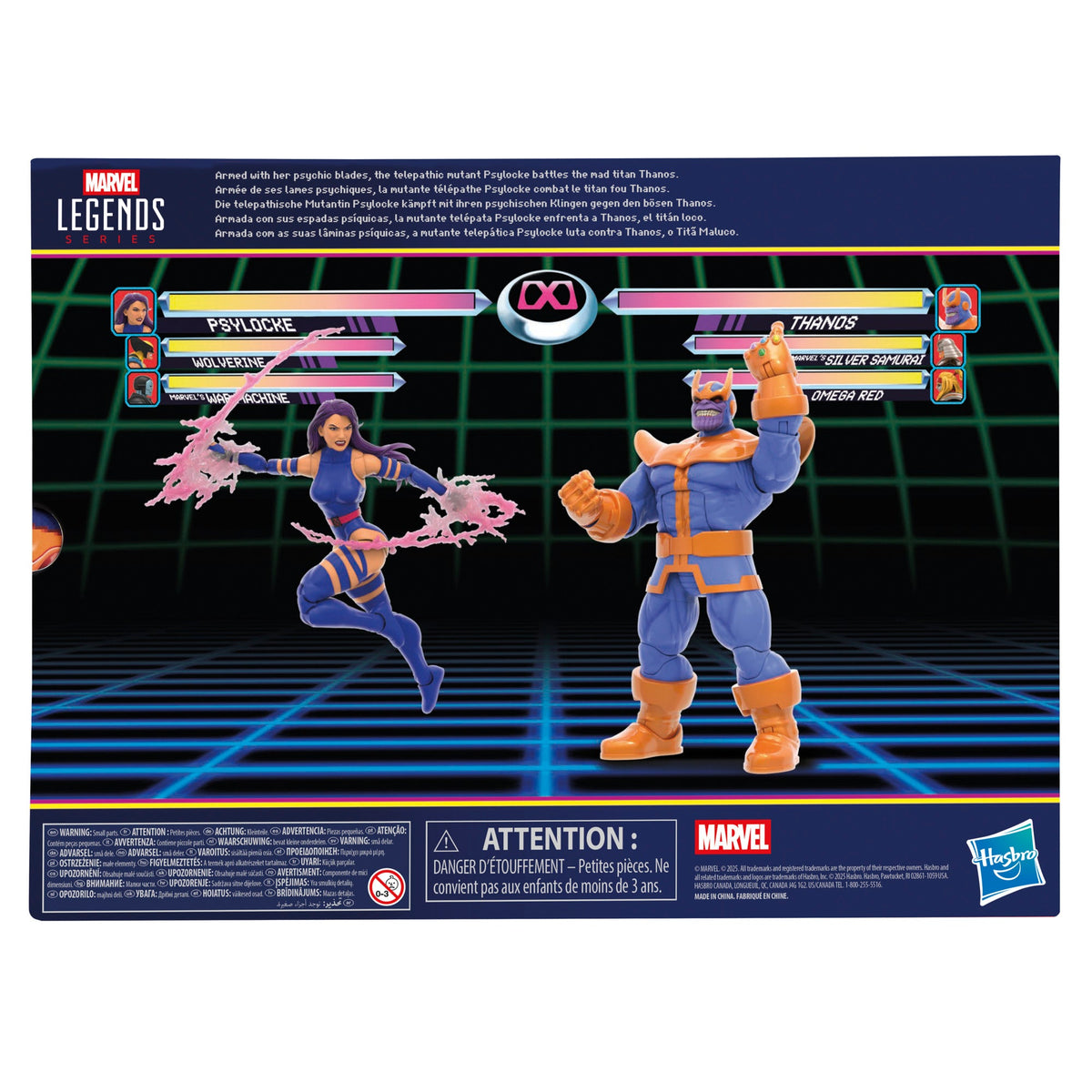 Marvel Legends Series Gamerverse Psylocke vs. Thanos - Exclusivité