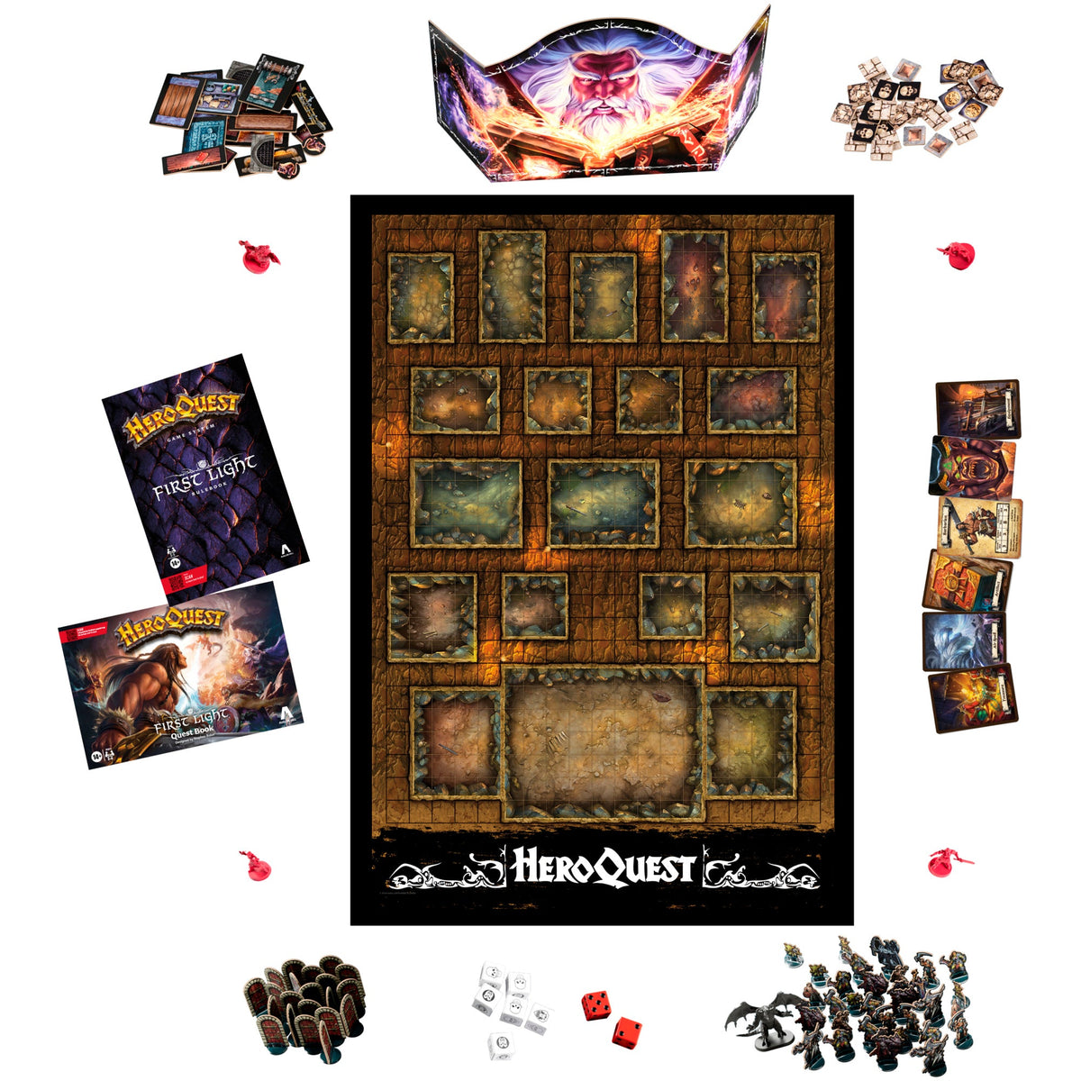Avalon Hill - HeroQuest  - First Light - Exclusive