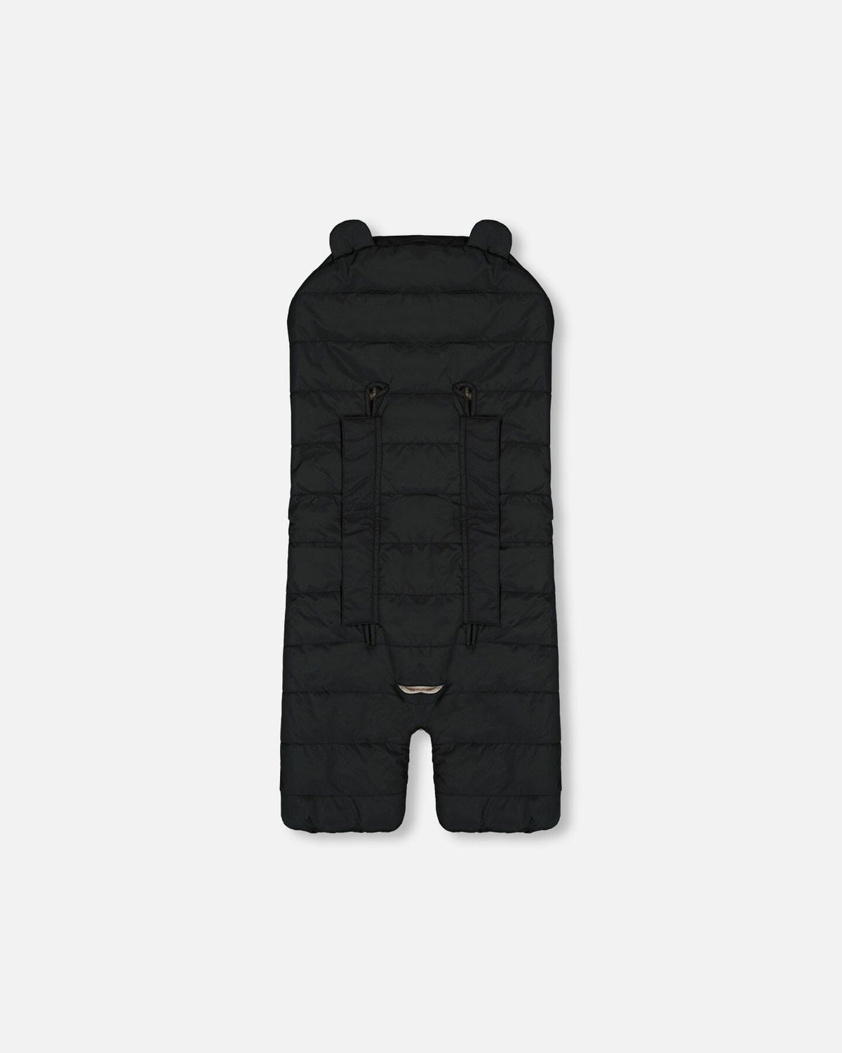 Couverture douillette noire pour siège auto et poussette