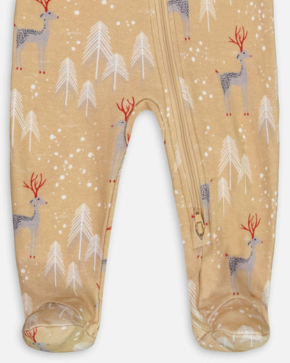 Organic Cotton Baby One Piece Family Christmas Pajama