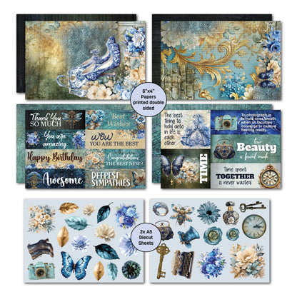 Lot de cartes 6x4 Grunged Baroque de 3Quarter Designs