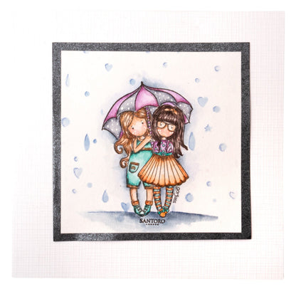 Tampons encreurs SAN Gorjuss - Be Kind 9 couleurs 120x138x20mm 9 PC nr.25