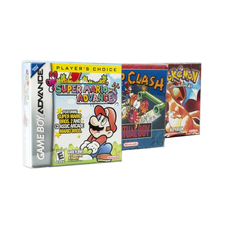 Nintendo Game Boy Advance GB & GBA EVORETRO PET Protectors - Pack of 25