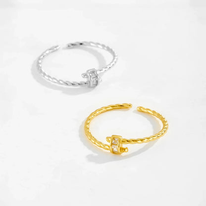The Signature 925 Sterling Silver Twist Ring