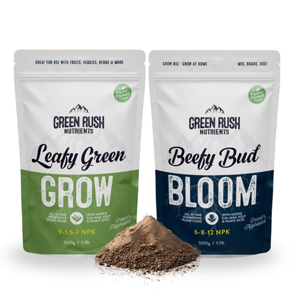 Veg To Harvest Pack: Leafy Green Grow & Beefy Bud Bloom Combo