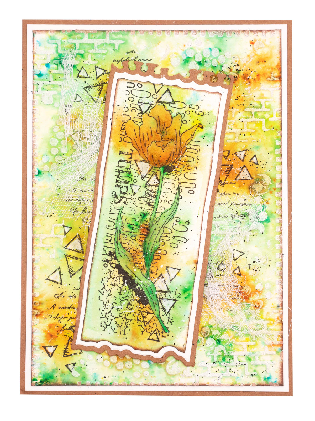 SL Tampon Transparent Tulipe Grunge Collection 148x52,2x3mm 1 PC nr.198