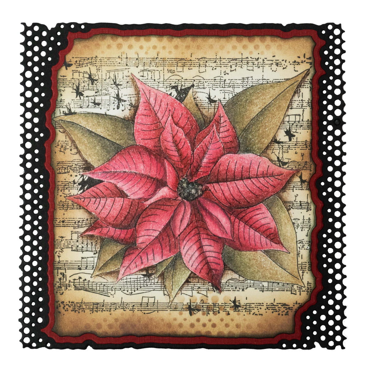SL Matrice de découpe Forme de carte Collection Grunge 135x135x1mm 8 pièces réf. 434