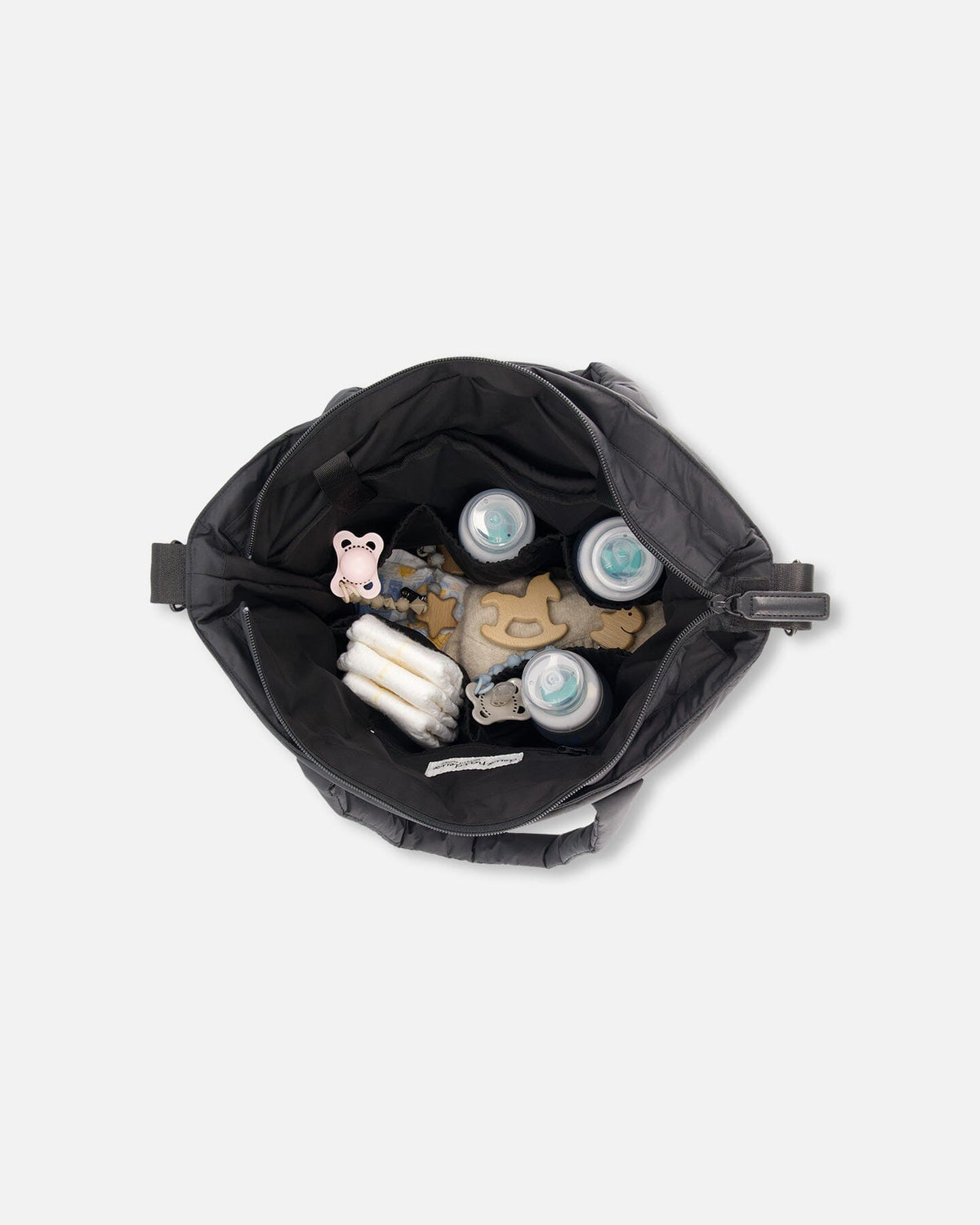 Sac à langer avec matelas à langer Noir