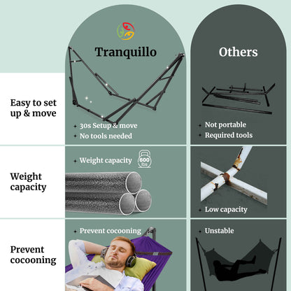 Universal Hammock with Medium Size Stands