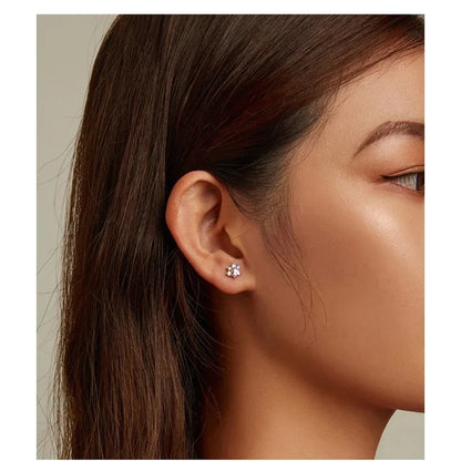 Boucles d'oreilles clous étoiles et papillons en argent sterling 925 - Bijoux délicats et raffinés