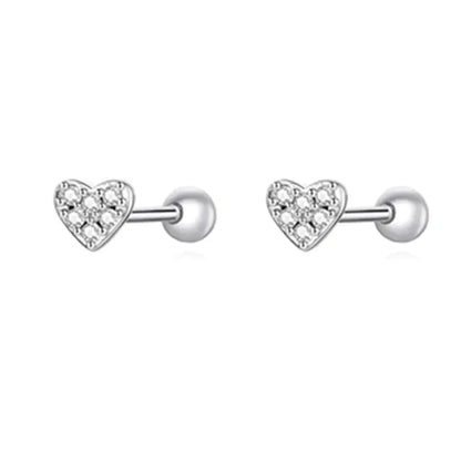 Boucles d'oreilles clous étoiles et papillons en argent sterling 925 - Bijoux délicats et raffinés