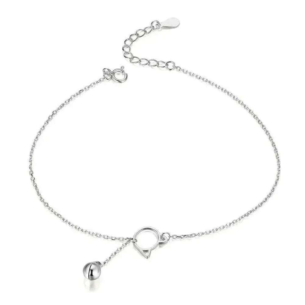 The Essential 925 Sterling Silver Charm Anklet