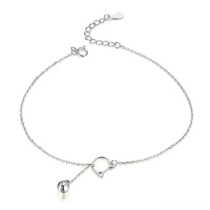 The Essential 925 Sterling Silver Charm Anklet