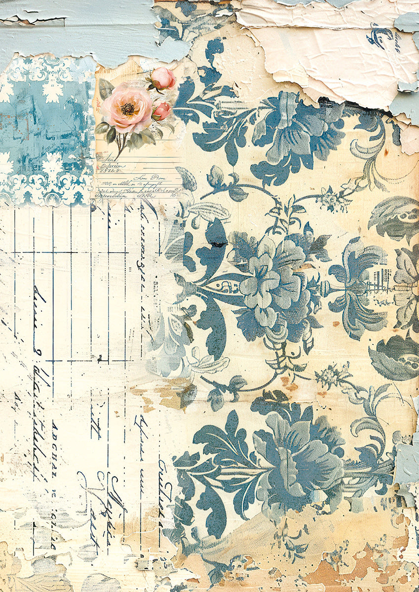 Papier de soie A4 6/Paquet Bleu France