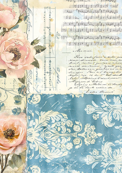 Papier de soie A4 6/Paquet Bleu France