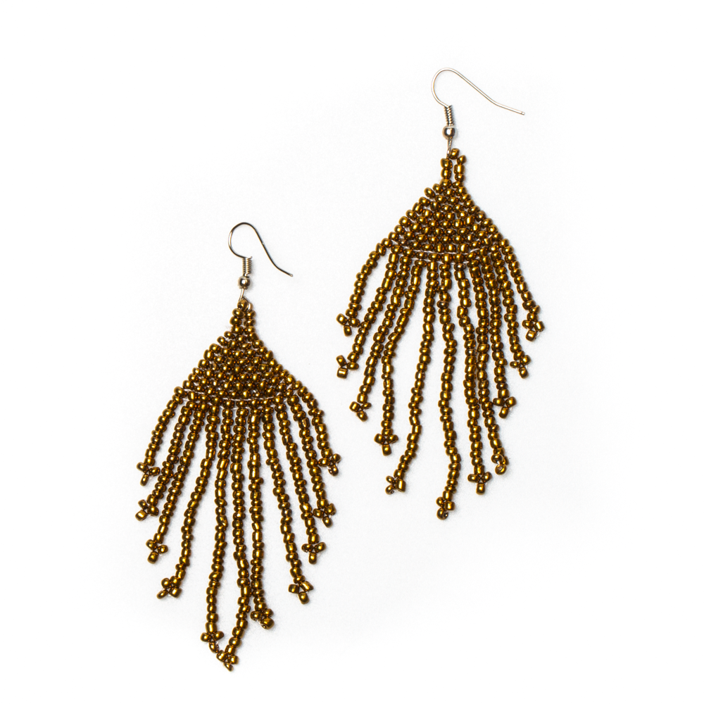 Beaded Drop Earring