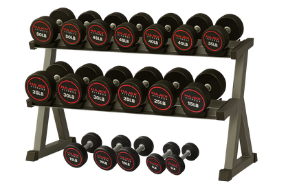 HAJEX Round Dumbbells 5 to 150 LB (Elite Series)