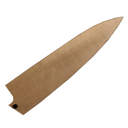 Saya en bois Ginza Steel Magnolia pour couteaux Gyuto/Santoku de 200 mm