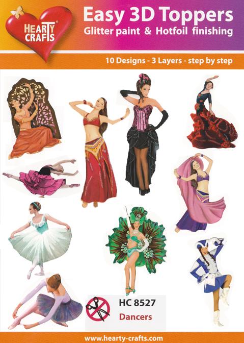 3D facile – Danseurs (10 motifs différents)