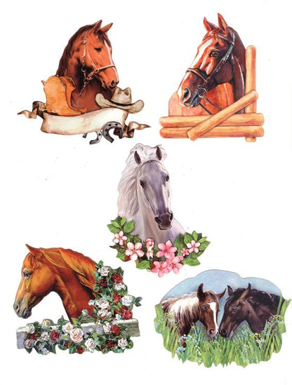 Décorations 3D faciles : Chevaux