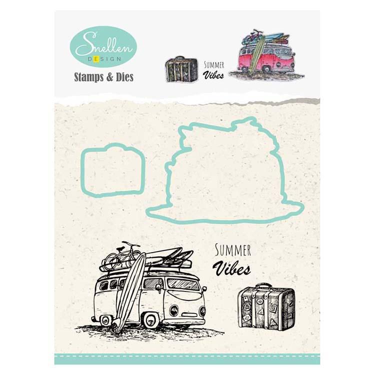 Matrice de découpe et tampon - Bus